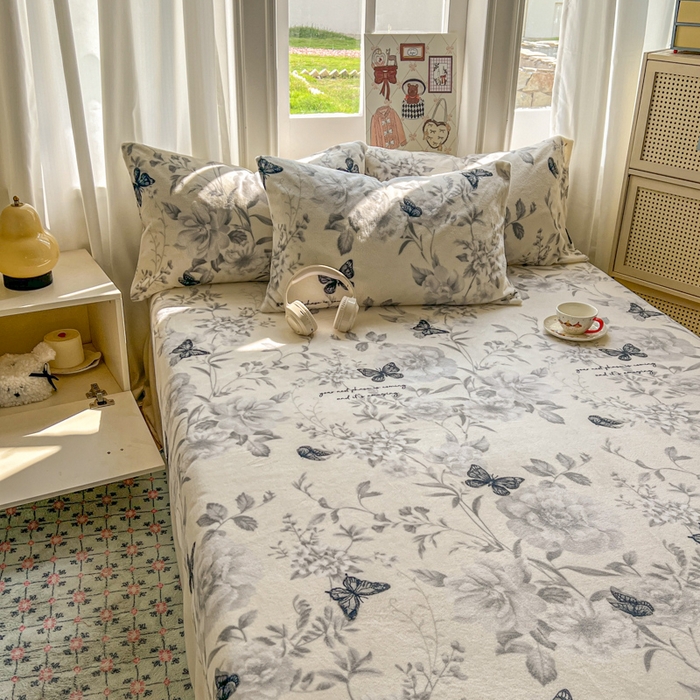 91家纺网 家纺一手货源 找家纺 （总）老K (原美阁） 2025新款高克重牛奶绒床笠三件套