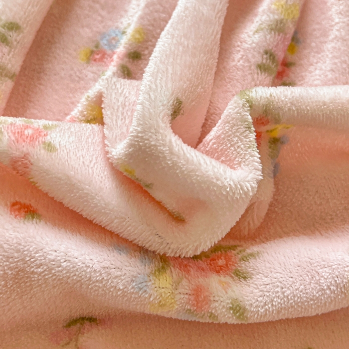 91家纺网 家纺一手货源 找家纺 老K (原美阁） 2025新款高克重牛奶绒床笠三件套 小粉花