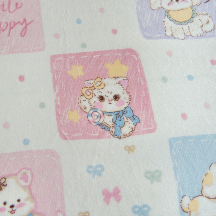 91家纺网 家纺一手货源 找家纺 2025新款A类牛奶绒幼儿园被子三件套儿童卡通双面牛奶绒被套被芯六件套 萌宠之家