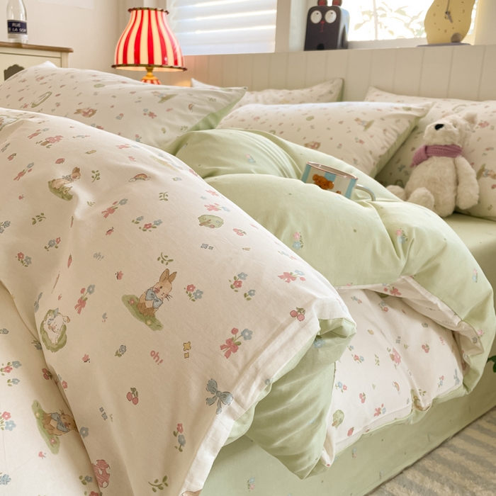 91家纺网 家纺一手货源 找家纺 （总）吉象家纺 2025新款12868全棉印花单被套