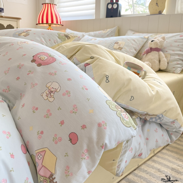 91家纺网 家纺一手货源 找家纺 （总）吉象家纺 2025新款12868全棉印花单被套