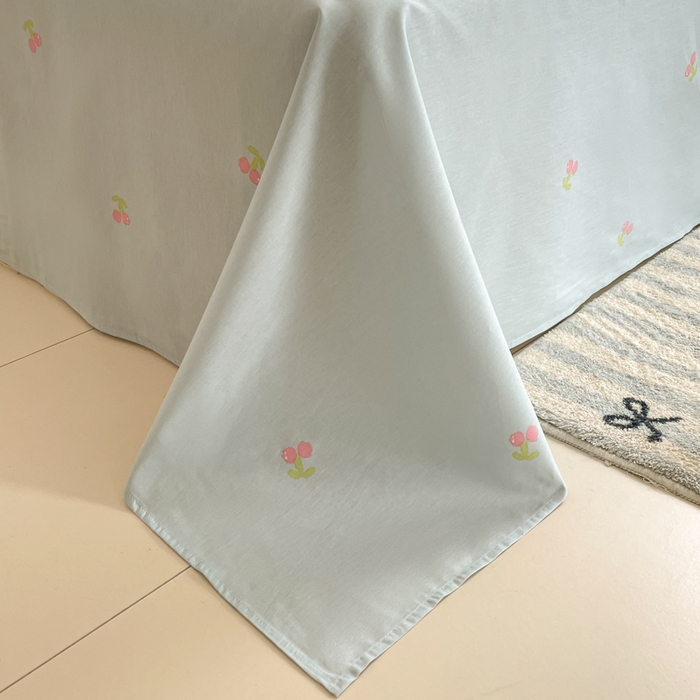 91家纺网 家纺一手货源 找家纺 吉象家纺 2025新款12868全棉印花单被套 奶油甜心熊