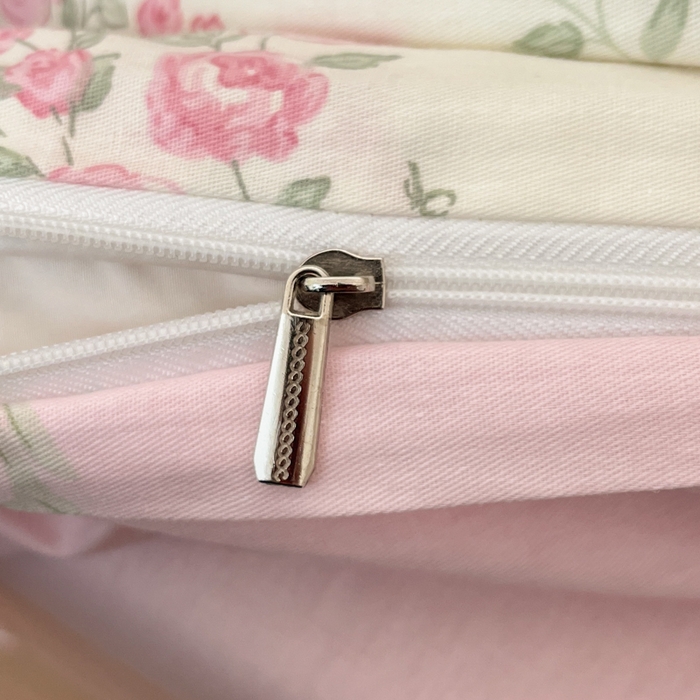 91家纺网 家纺一手货源 找家纺 吉象家纺 2025新款12868全棉印花单被套 碎花小兔