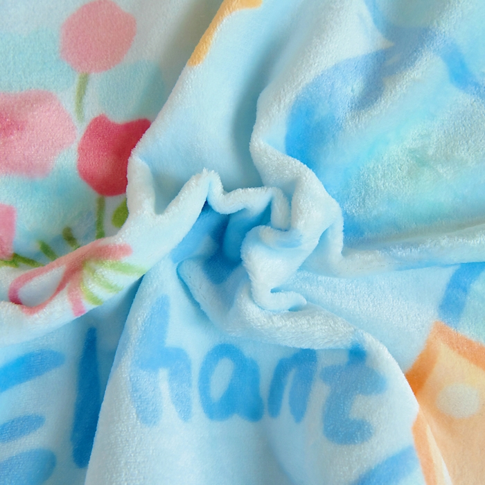 91家纺网 家纺一手货源 找家纺 梵赫 2025新款加厚240克牛奶绒数码印花原创大版卡通幼儿园套件幼儿园三件套 小象贝贝