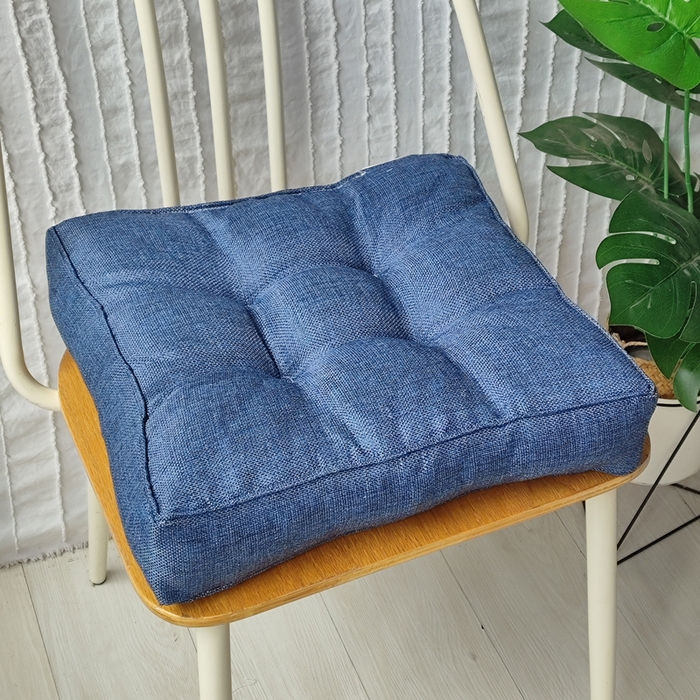 91家纺网 家纺一手货源 找家纺 （总）李帅家居 2025新款加厚立体亚麻坐垫椅子垫抱枕沙发靠垫跨境专供