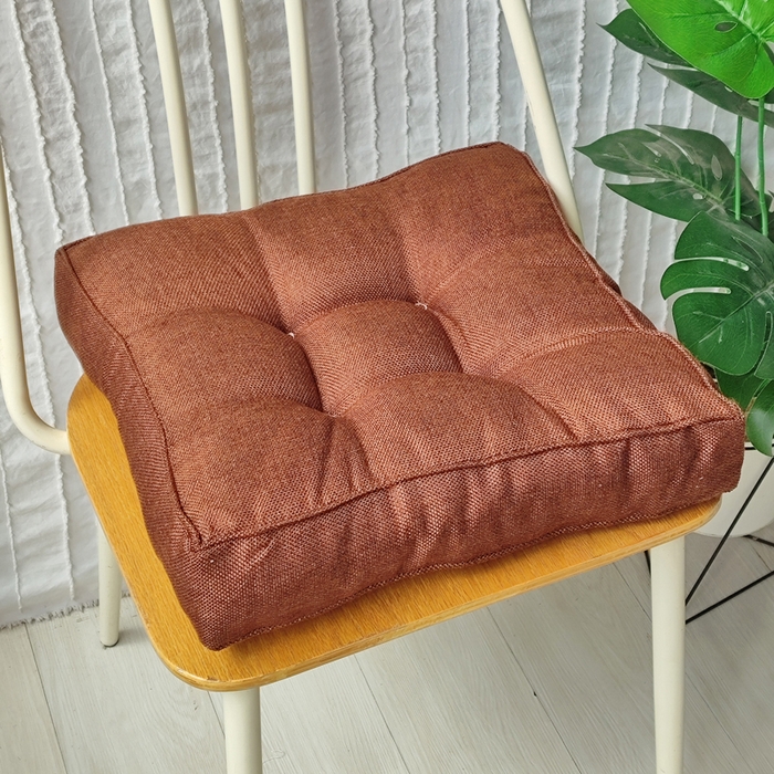 91家纺网 家纺一手货源 找家纺 （总）李帅家居 2025新款加厚立体亚麻坐垫椅子垫抱枕沙发靠垫跨境专供