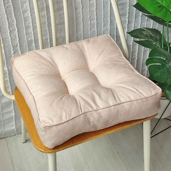 91家纺网 家纺一手货源 找家纺 （总）李帅家居 2025新款加厚立体亚麻坐垫椅子垫抱枕沙发靠垫跨境专供