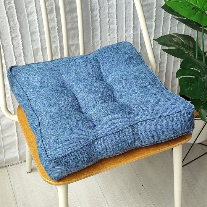 91家纺网 家纺一手货源 找家纺 （总）李帅家居 2025新款加厚立体亚麻坐垫椅子垫抱枕沙发靠垫跨境专供