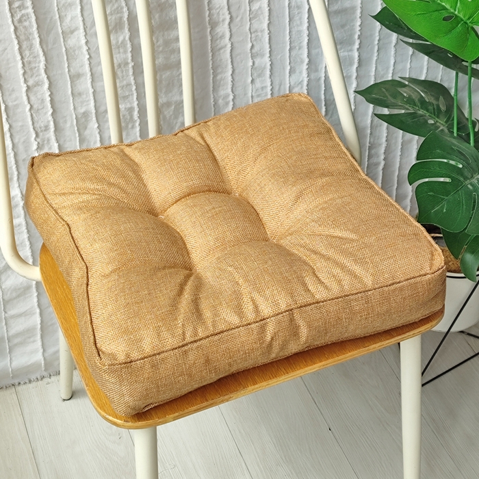 91家纺网 家纺一手货源 找家纺 （总）李帅家居 2025新款加厚立体亚麻坐垫椅子垫抱枕沙发靠垫跨境专供