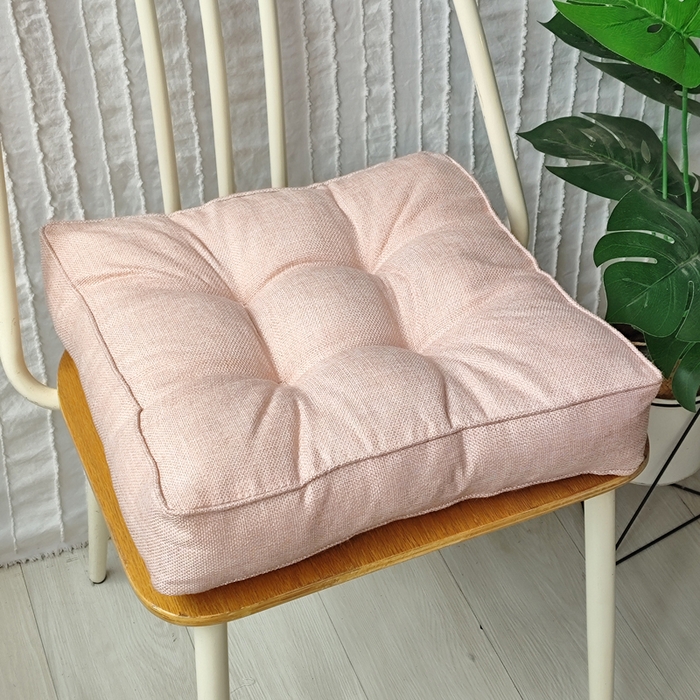 91家纺网 家纺一手货源 找家纺 （总）李帅家居 2025新款加厚立体亚麻坐垫椅子垫抱枕沙发靠垫跨境专供