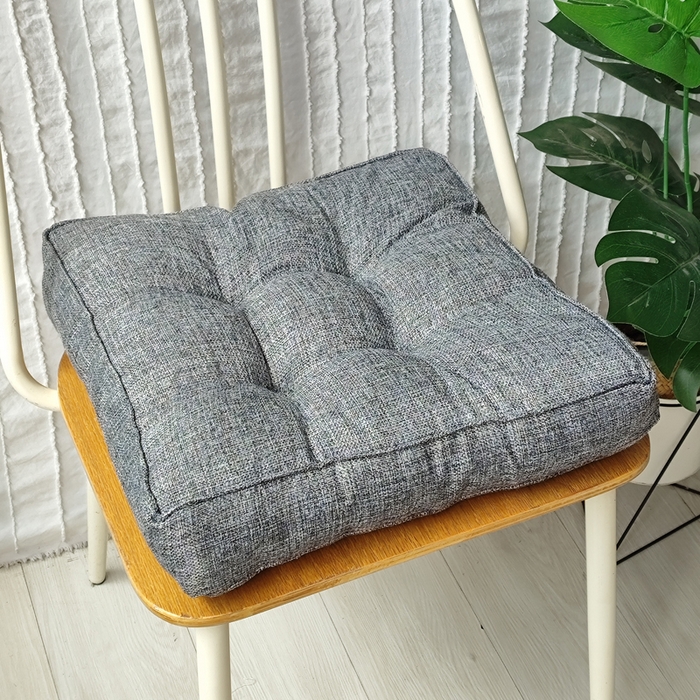 91家纺网 家纺一手货源 找家纺 （总）李帅家居 2025新款加厚立体亚麻坐垫椅子垫抱枕沙发靠垫跨境专供