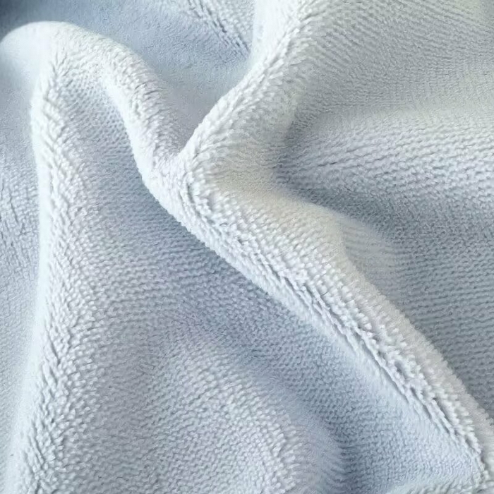 91家纺网 家纺一手货源 找家纺 淳绵家居 2025新款高克重超厚云芙绒轻奢拼色工艺款四件套 云芙绒-灰色