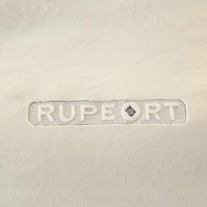 91家纺网 家纺一手货源 找家纺 淳绵家居 2025新款高克重超厚云芙绒轻奢拼色工艺款四件套 云芙绒-米色