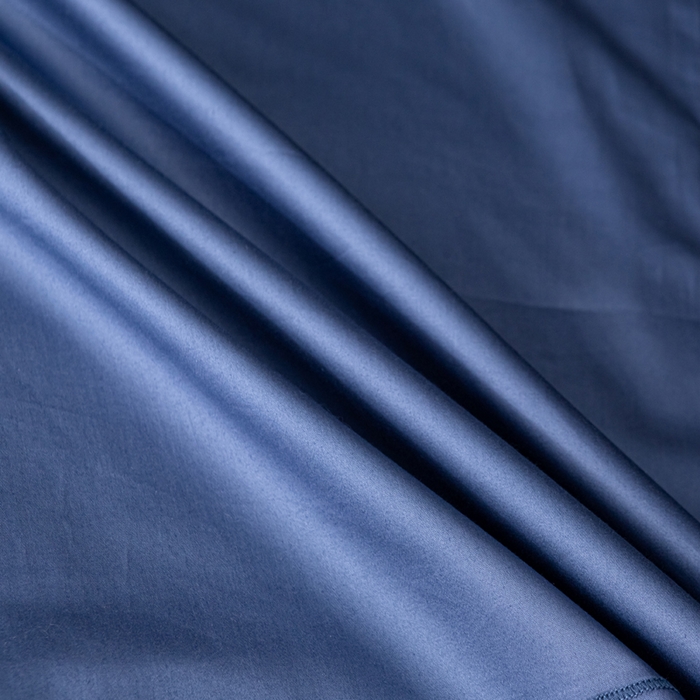 91家纺网 家纺一手货源 找家纺 姝辰 2025新款50双股贡缎（100S）全棉纯棉贡缎纯色纯棉单人成人单枕套 枕套单件 宝石蓝