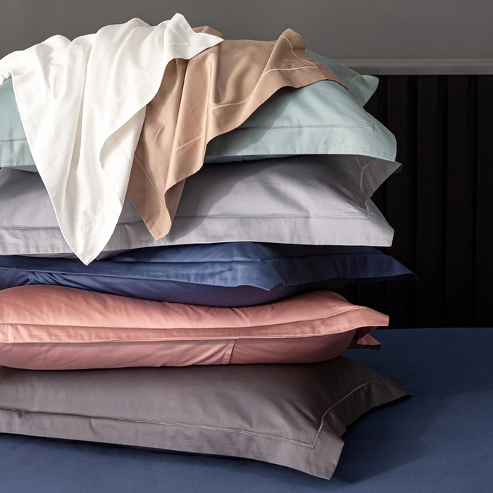 姝辰 2025新款50双股贡缎（100S）全棉纯棉贡缎纯色纯棉单人成人单枕套 枕套单件 组合图仅供展示不可下单