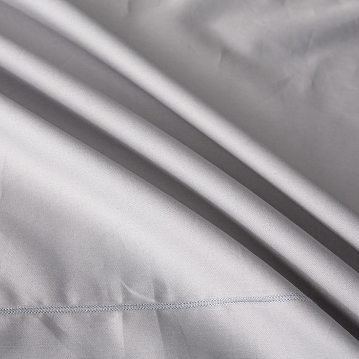 91家纺网 家纺一手货源 找家纺 姝辰 2025新款50双股贡缎（100S）全棉纯棉贡缎纯色纯棉单人成人单枕套 枕套单件 雅灰