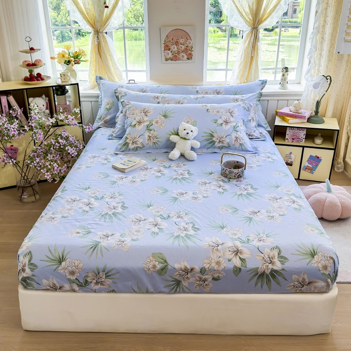 91家纺网 家纺一手货源 找家纺 （总）姝辰 2025新款全棉纯棉印花双人长枕套纯棉加长单枕套