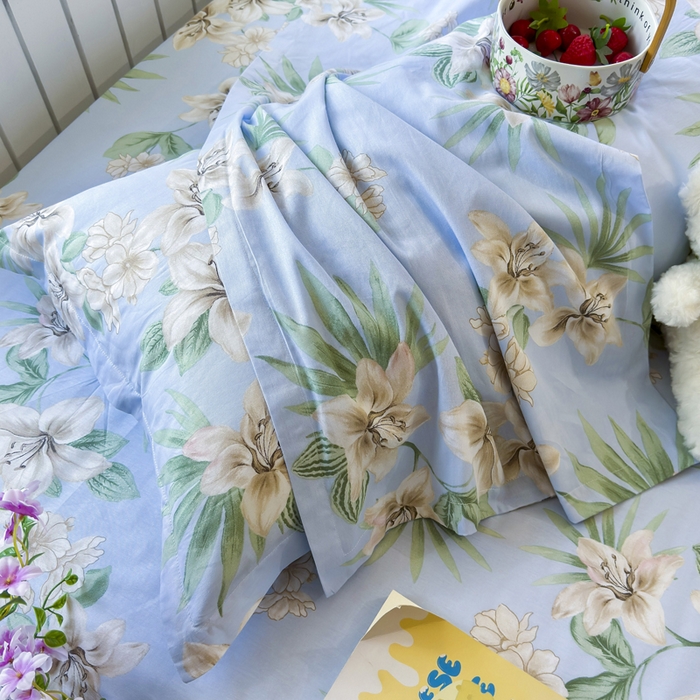 91家纺网 家纺一手货源 找家纺 （总）姝辰 2025新款全棉纯棉印花双人长枕套纯棉加长单枕套