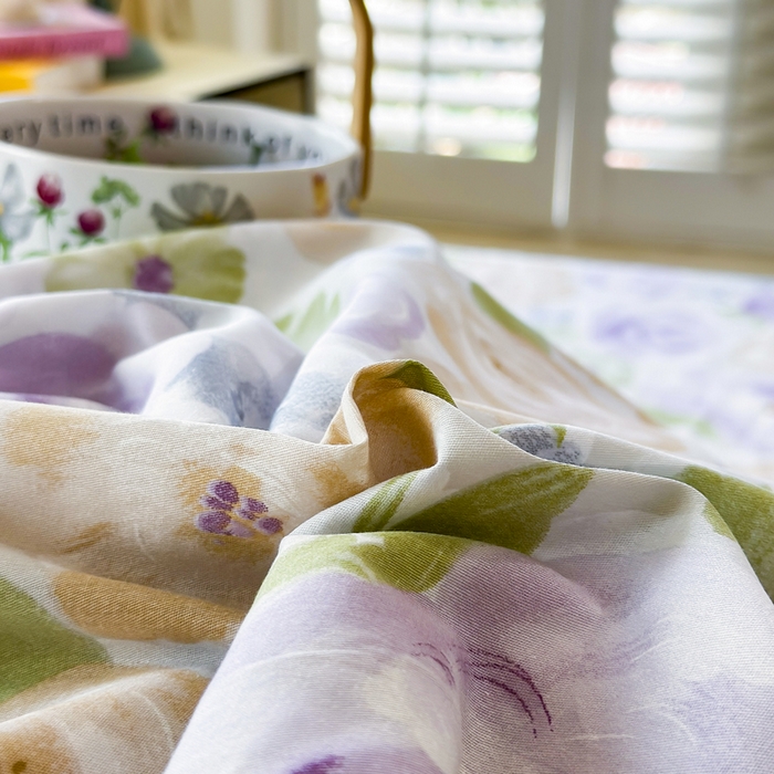 91家纺网 家纺一手货源 找家纺 姝辰 2025新款全棉纯棉印花双人长枕套纯棉加长单枕套 佳人有约