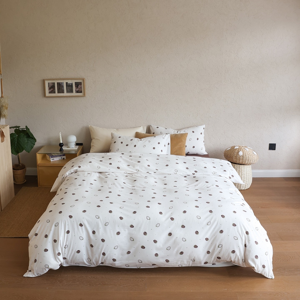 91家纺网 家纺一手货源 找家纺 （总）爱丽丝 2025新款亲肤舒适针织棉四件套系列