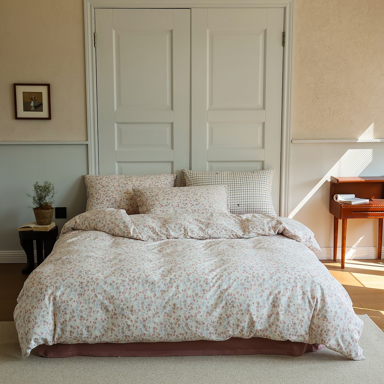 91家纺网 家纺一手货源 找家纺 （总）爱丽丝 2025新款亲肤舒适针织棉四件套系列