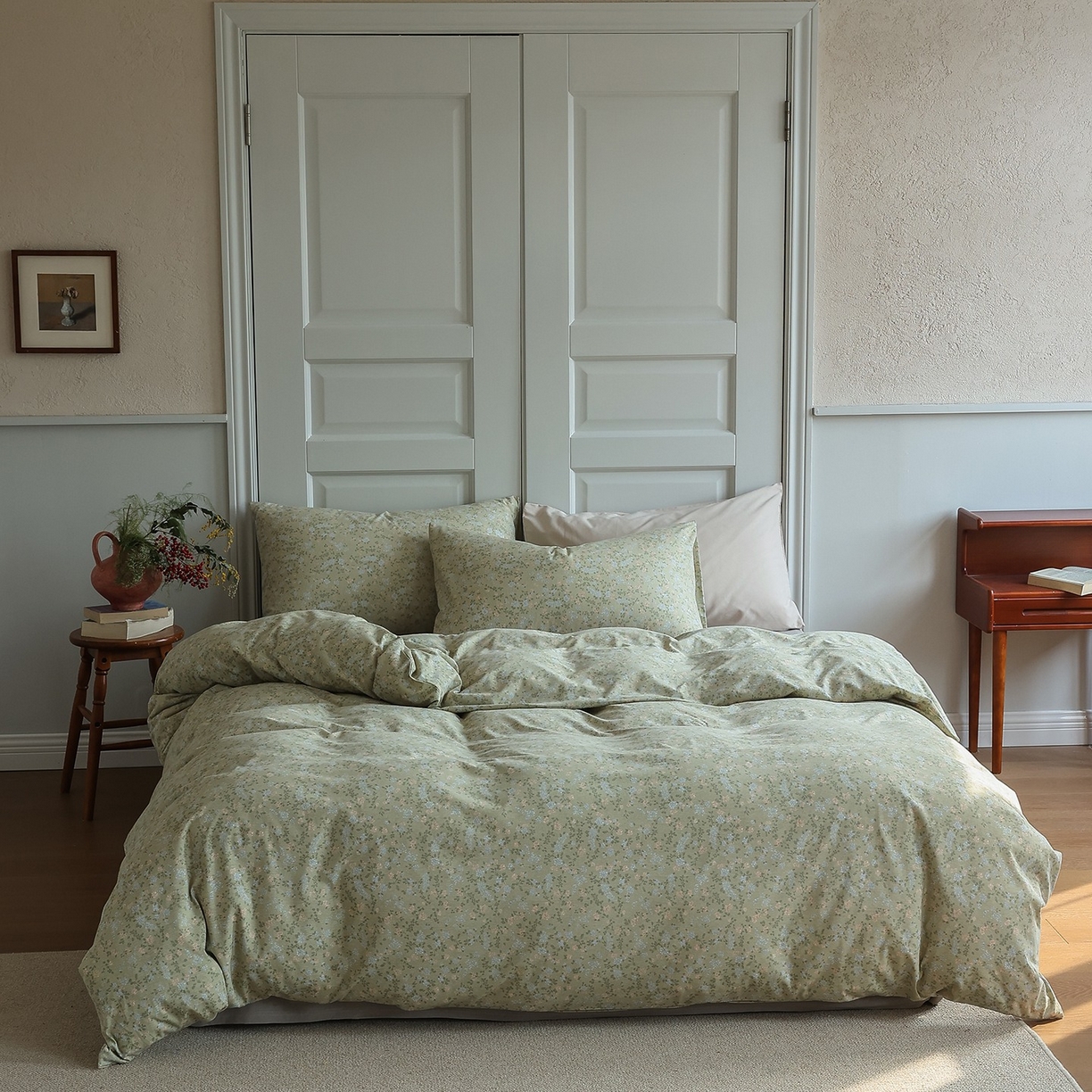 91家纺网 家纺一手货源 找家纺 （总）爱丽丝 2025新款亲肤舒适针织棉四件套系列