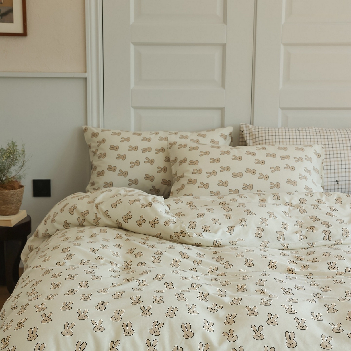 91家纺网 家纺一手货源 找家纺 （总）爱丽丝 2025新款亲肤舒适针织棉四件套系列