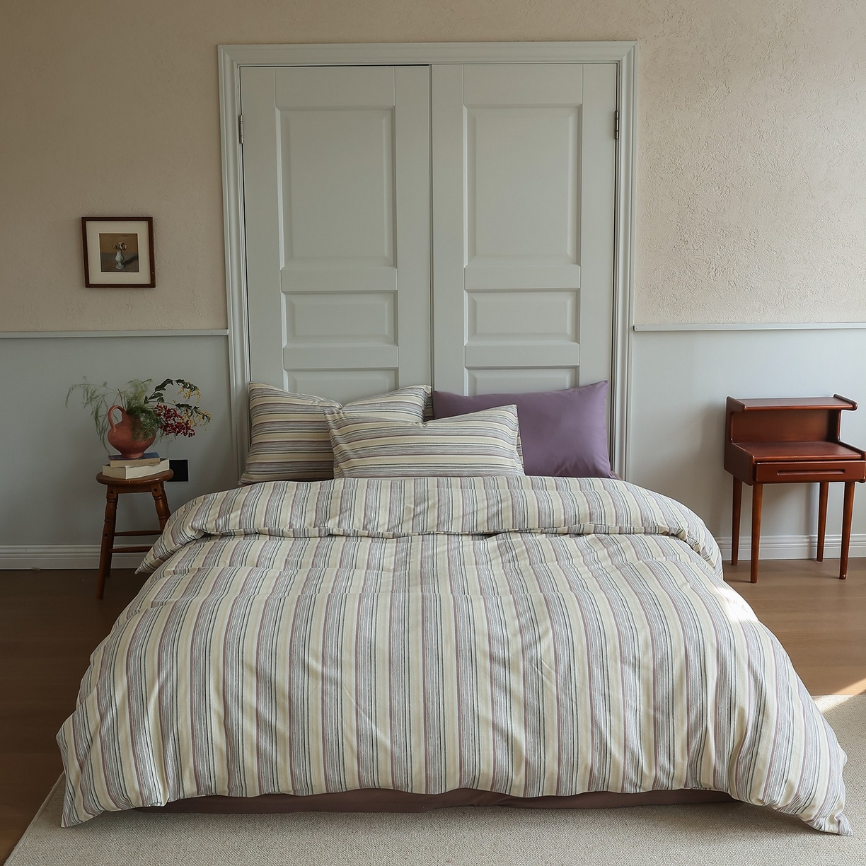 91家纺网 家纺一手货源 找家纺 （总）爱丽丝 2025新款亲肤舒适针织棉四件套系列