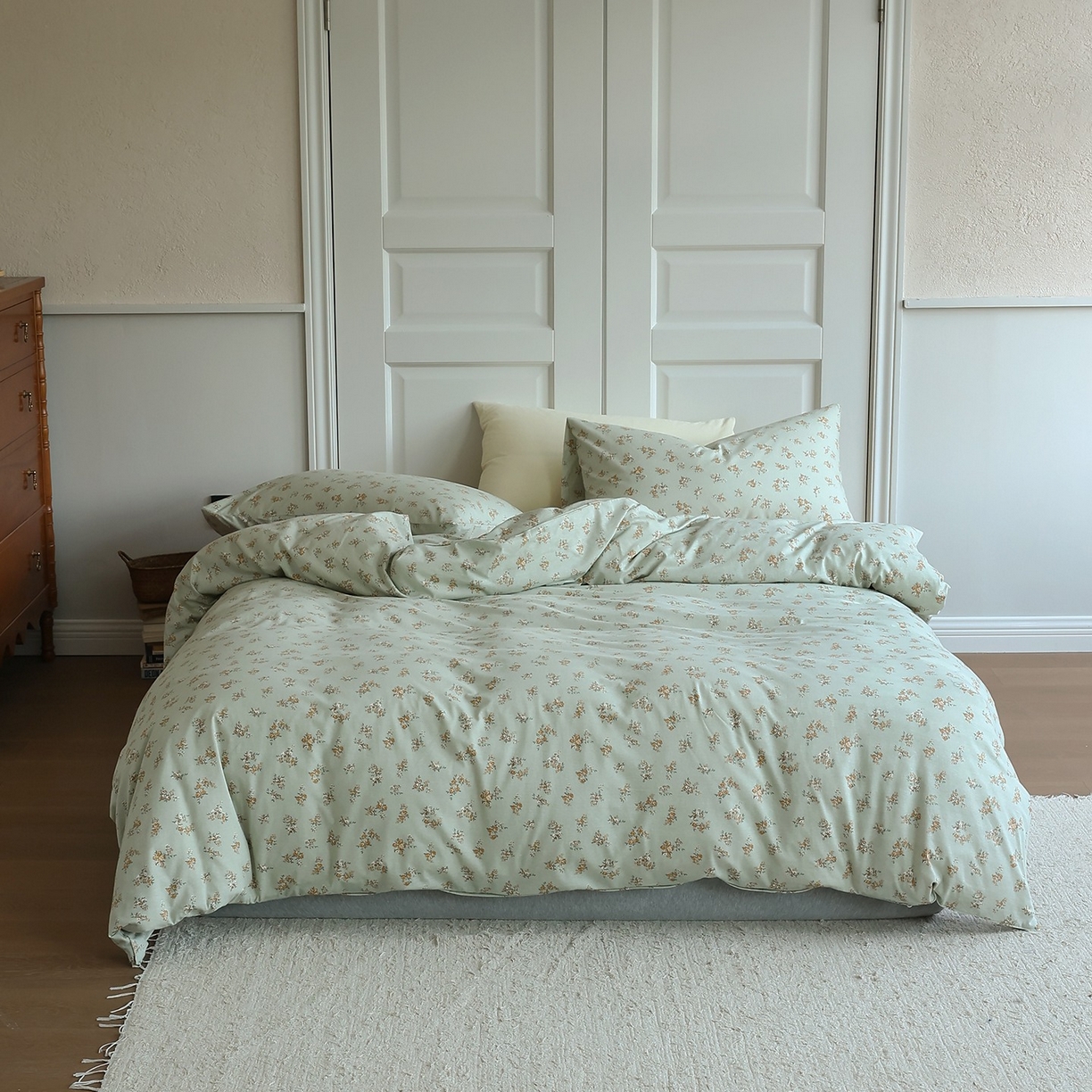 91家纺网 家纺一手货源 找家纺 （总）爱丽丝 2025新款亲肤舒适针织棉四件套系列