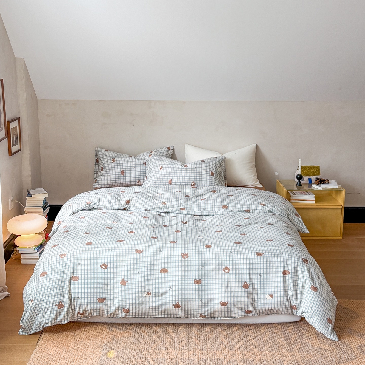 91家纺网 家纺一手货源 找家纺 （总）爱丽丝 2025新款亲肤舒适针织棉四件套系列