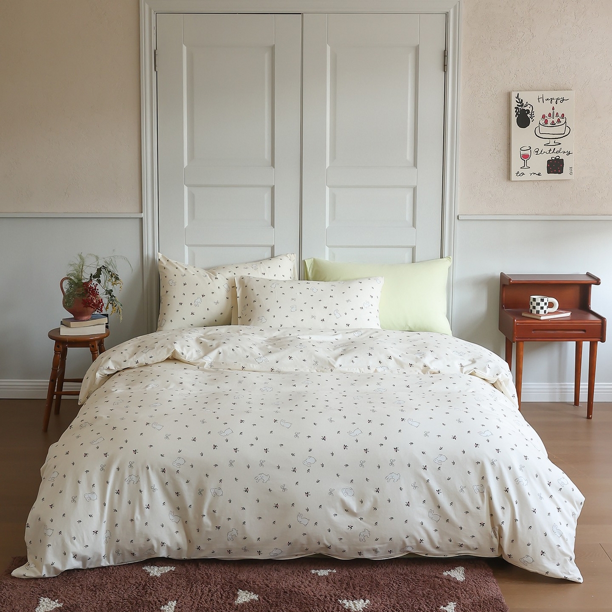 91家纺网 家纺一手货源 找家纺 （总）爱丽丝 2025新款亲肤舒适针织棉四件套系列