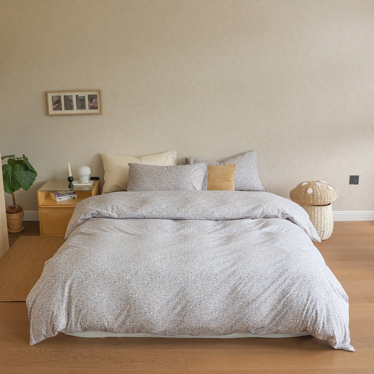 91家纺网 家纺一手货源 找家纺 （总）爱丽丝 2025新款亲肤舒适针织棉四件套系列