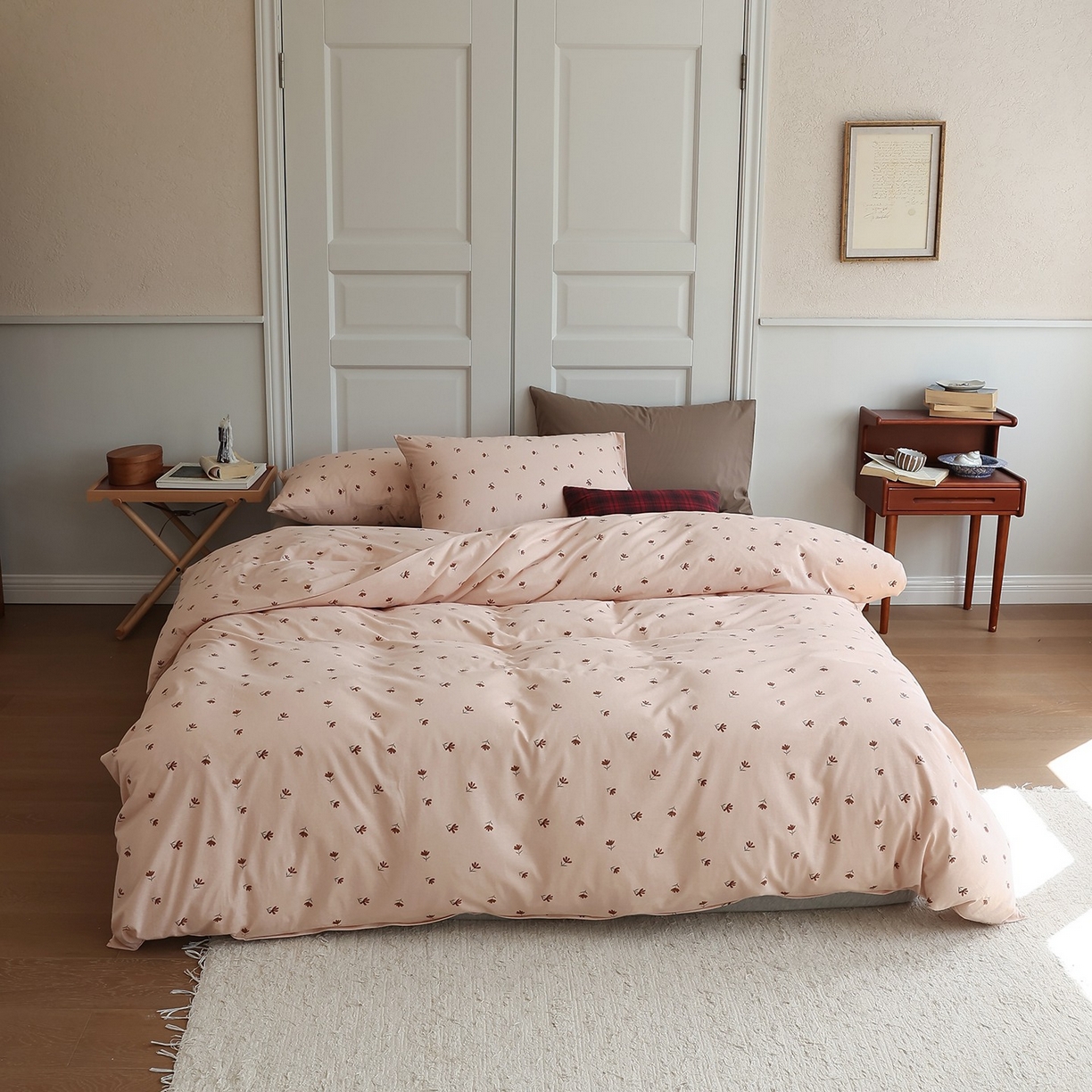 91家纺网 家纺一手货源 找家纺 （总）爱丽丝 2025新款亲肤舒适针织棉四件套系列