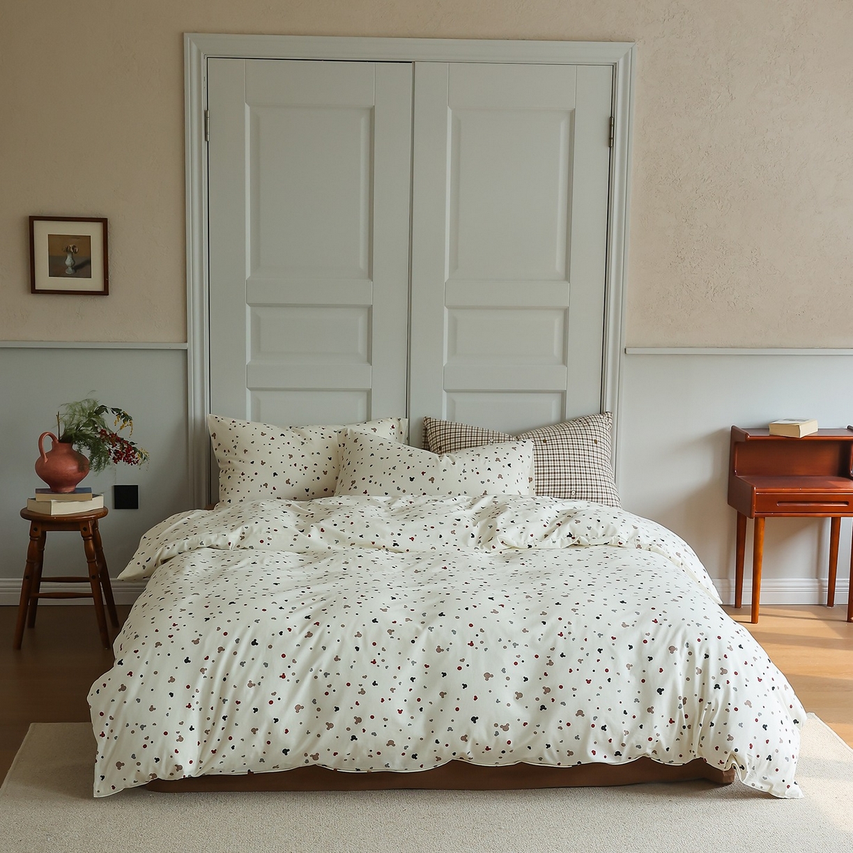 91家纺网 家纺一手货源 找家纺 （总）爱丽丝 2025新款亲肤舒适针织棉四件套系列