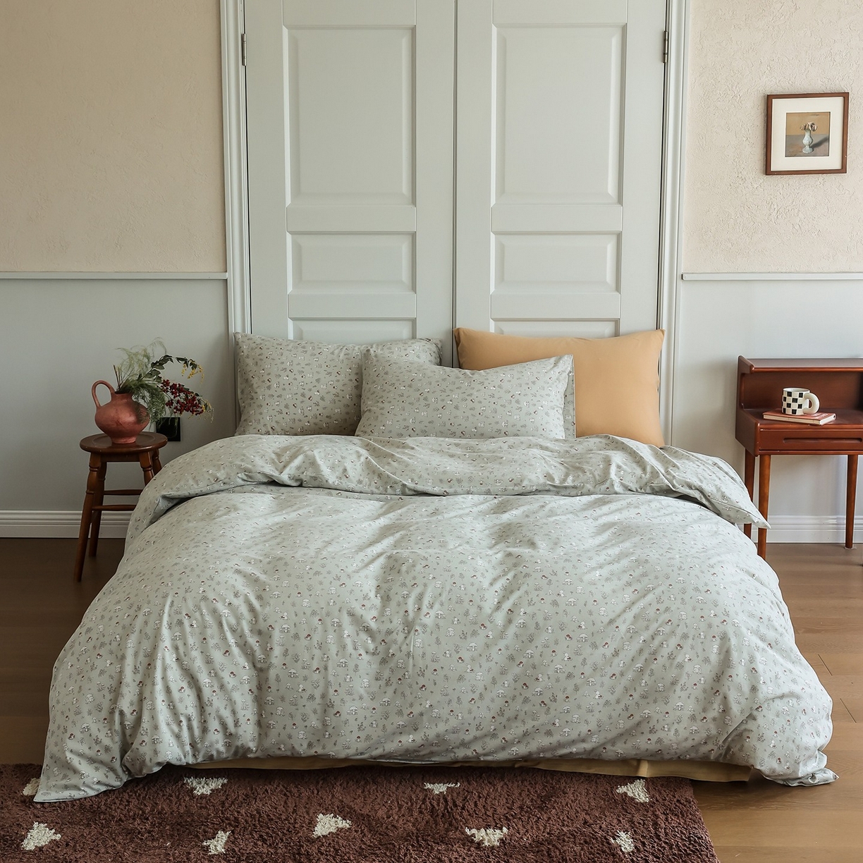 91家纺网 家纺一手货源 找家纺 （总）爱丽丝 2025新款亲肤舒适针织棉四件套系列