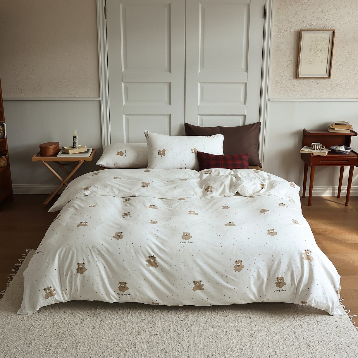 91家纺网 家纺一手货源 找家纺 （总）爱丽丝 2025新款亲肤舒适针织棉四件套系列