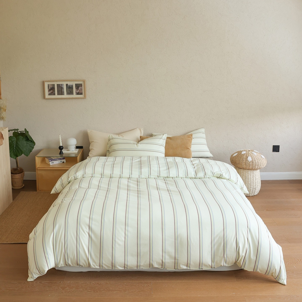 91家纺网 家纺一手货源 找家纺 （总）爱丽丝 2025新款亲肤舒适针织棉四件套系列