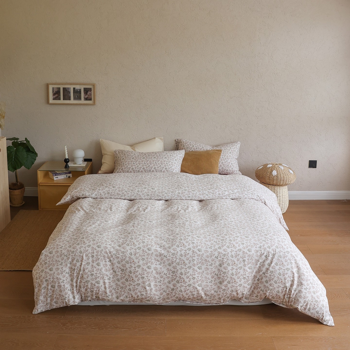 91家纺网 家纺一手货源 找家纺 （总）爱丽丝 2025新款亲肤舒适针织棉四件套系列