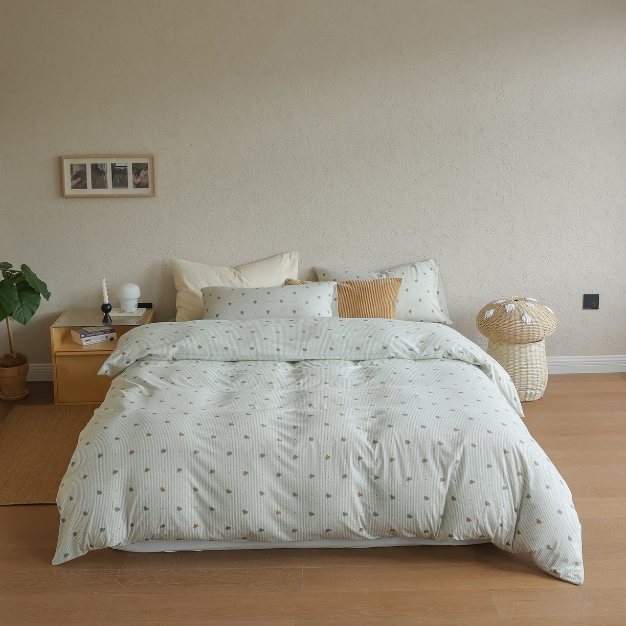 91家纺网 家纺一手货源 找家纺 （总）爱丽丝 2025新款亲肤舒适针织棉四件套系列