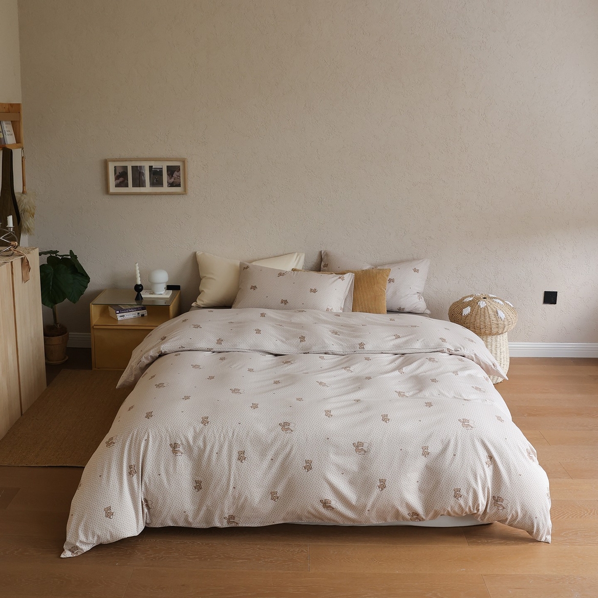 91家纺网 家纺一手货源 找家纺 （总）爱丽丝 2025新款亲肤舒适针织棉四件套系列