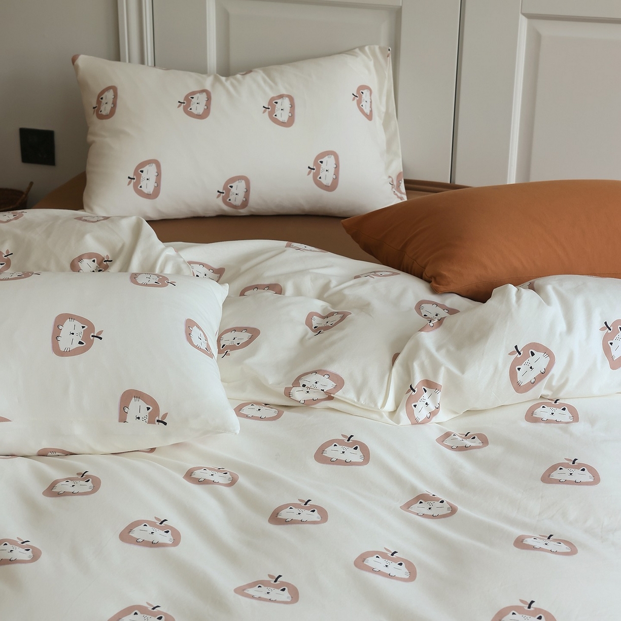 91家纺网 家纺一手货源 找家纺 爱丽丝 2025新款亲肤舒适针织棉四件套系列 西西里