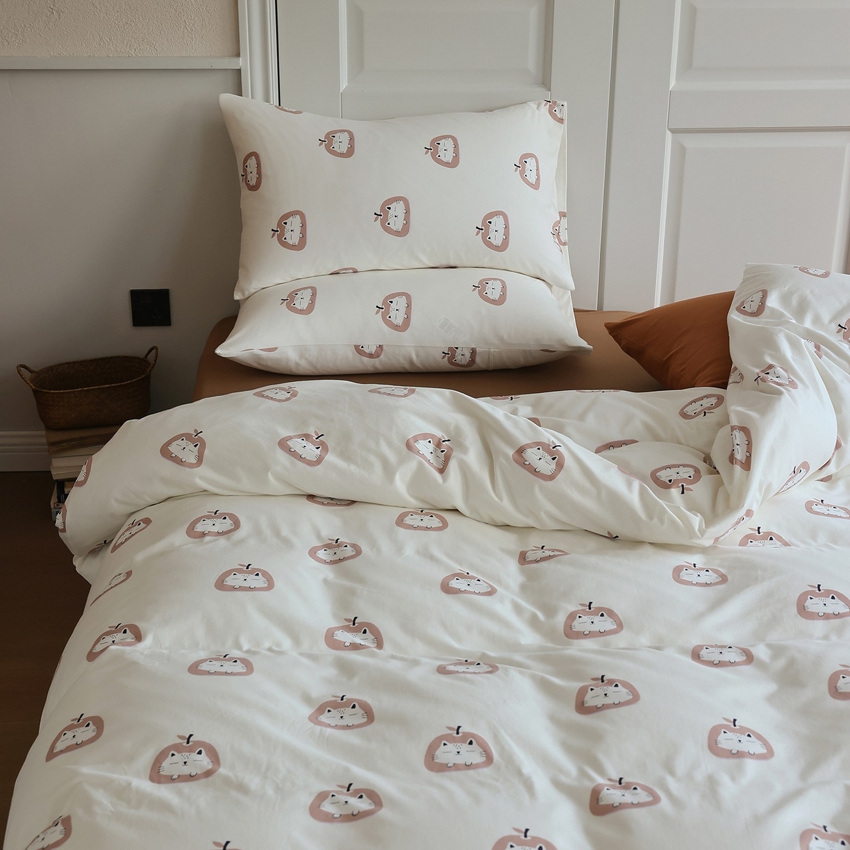 91家纺网 家纺一手货源 找家纺 爱丽丝 2025新款亲肤舒适针织棉四件套系列 西西里