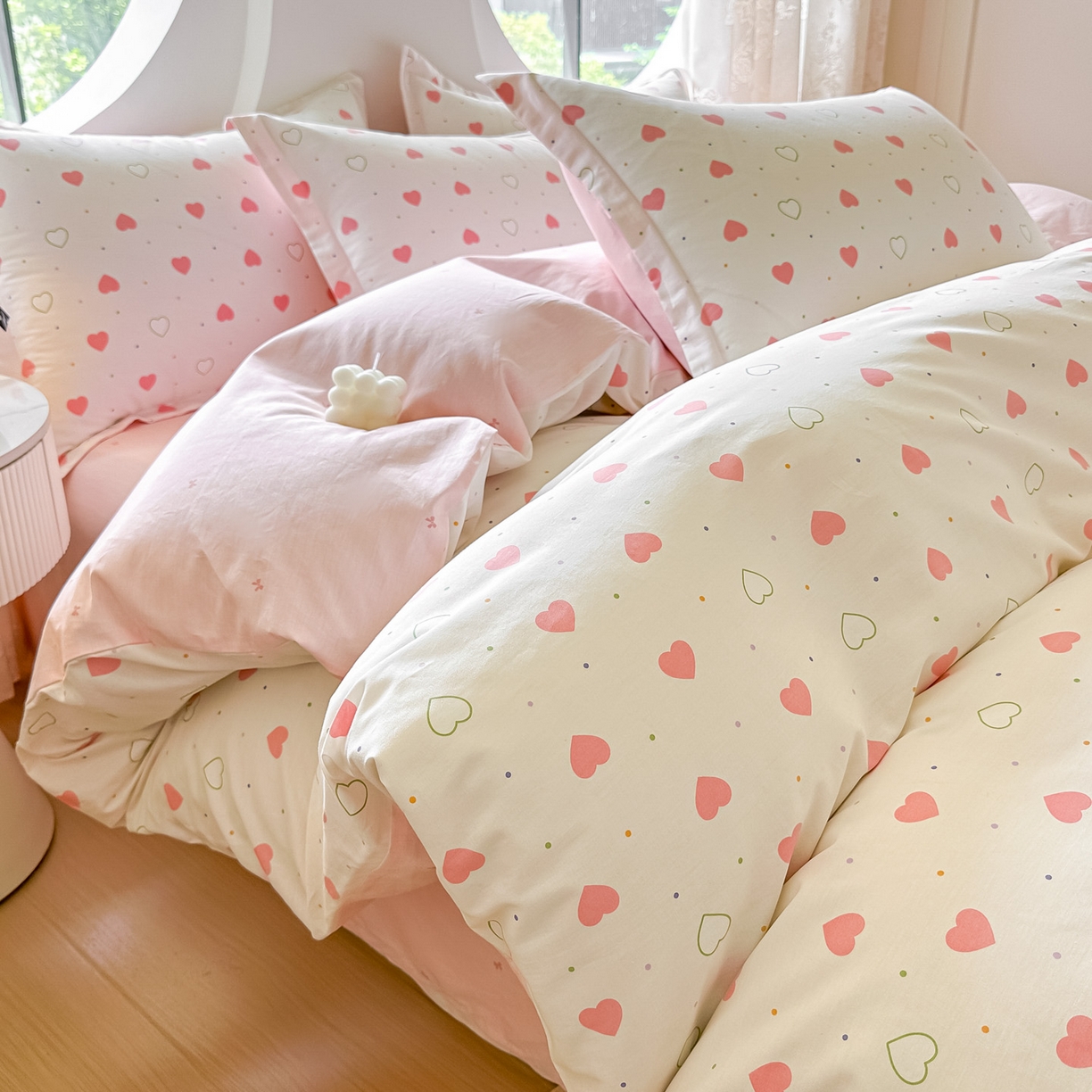 91家纺网 家纺一手货源 找家纺 （总）芙绣家纺 2025新款A类全棉小清新印花单被套单枕套学生单品系列