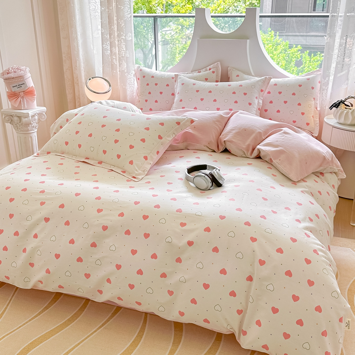 91家纺网 家纺一手货源 找家纺 （总）芙绣家纺 2025新款A类全棉小清新印花单被套单枕套学生单品系列