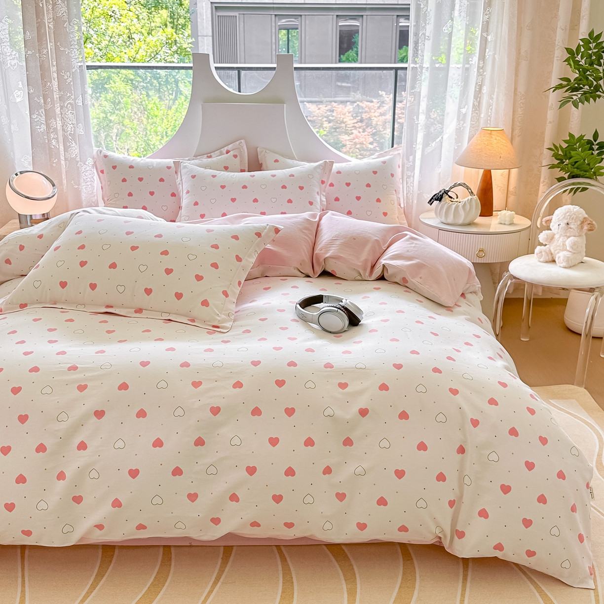 91家纺网 家纺一手货源 找家纺 （总）芙绣家纺 2025新款A类全棉小清新印花单被套单枕套学生单品系列