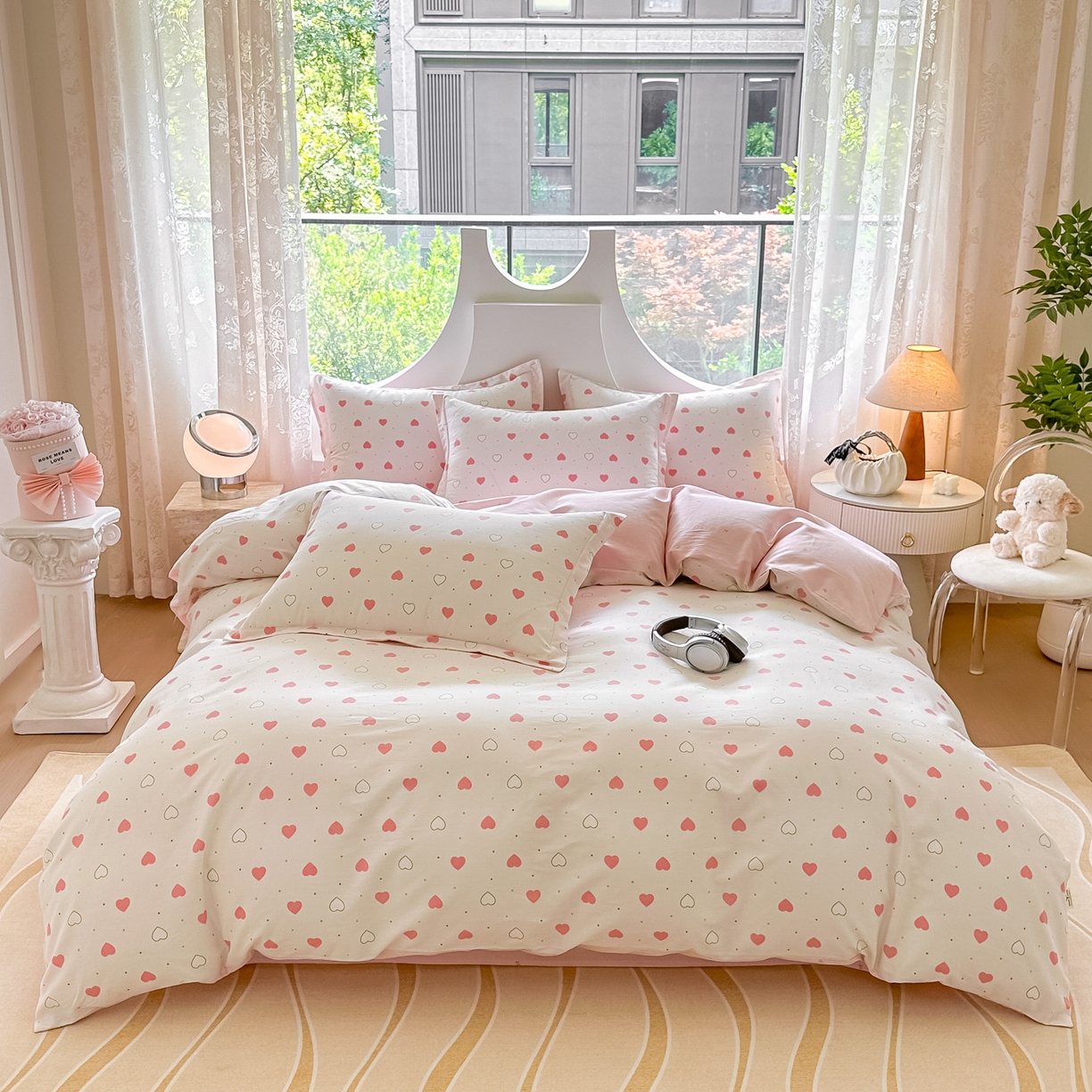 91家纺网 家纺一手货源 找家纺 （总）芙绣家纺 2025新款A类全棉小清新印花单被套单枕套学生单品系列