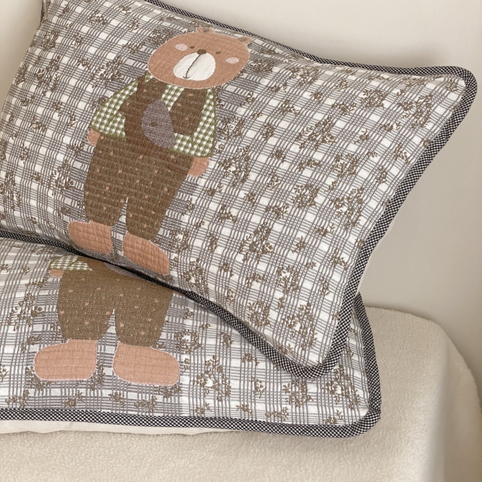 91家纺网 家纺一手货源 找家纺 （总）麻依 2025新款软萌四层全棉纱布枕套