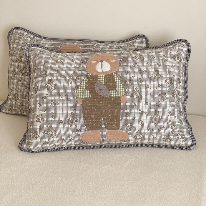 91家纺网 家纺一手货源 找家纺 （总）麻依 2025新款软萌四层全棉纱布枕套