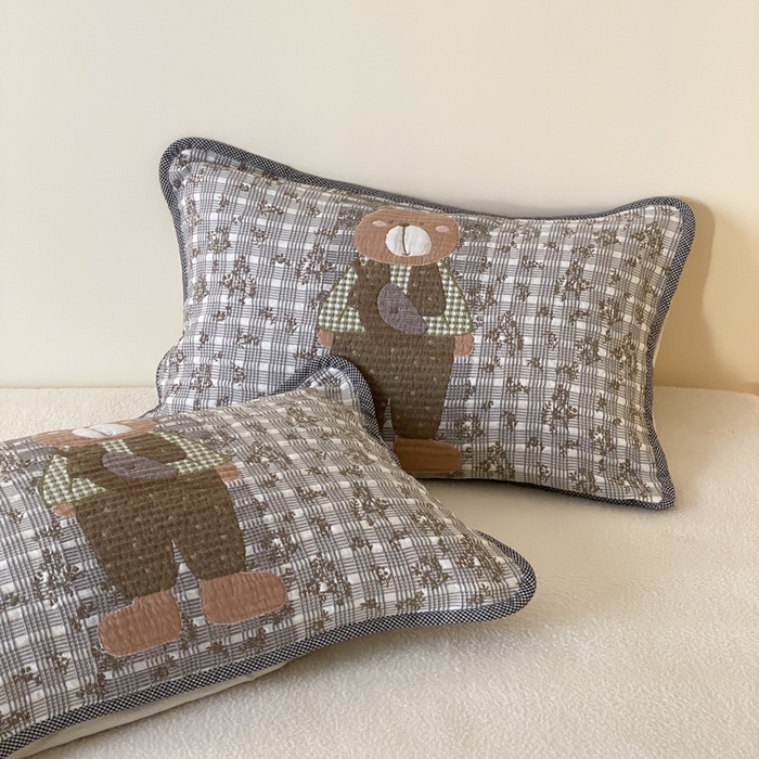 91家纺网 家纺一手货源 找家纺 （总）麻依 2025新款软萌四层全棉纱布枕套