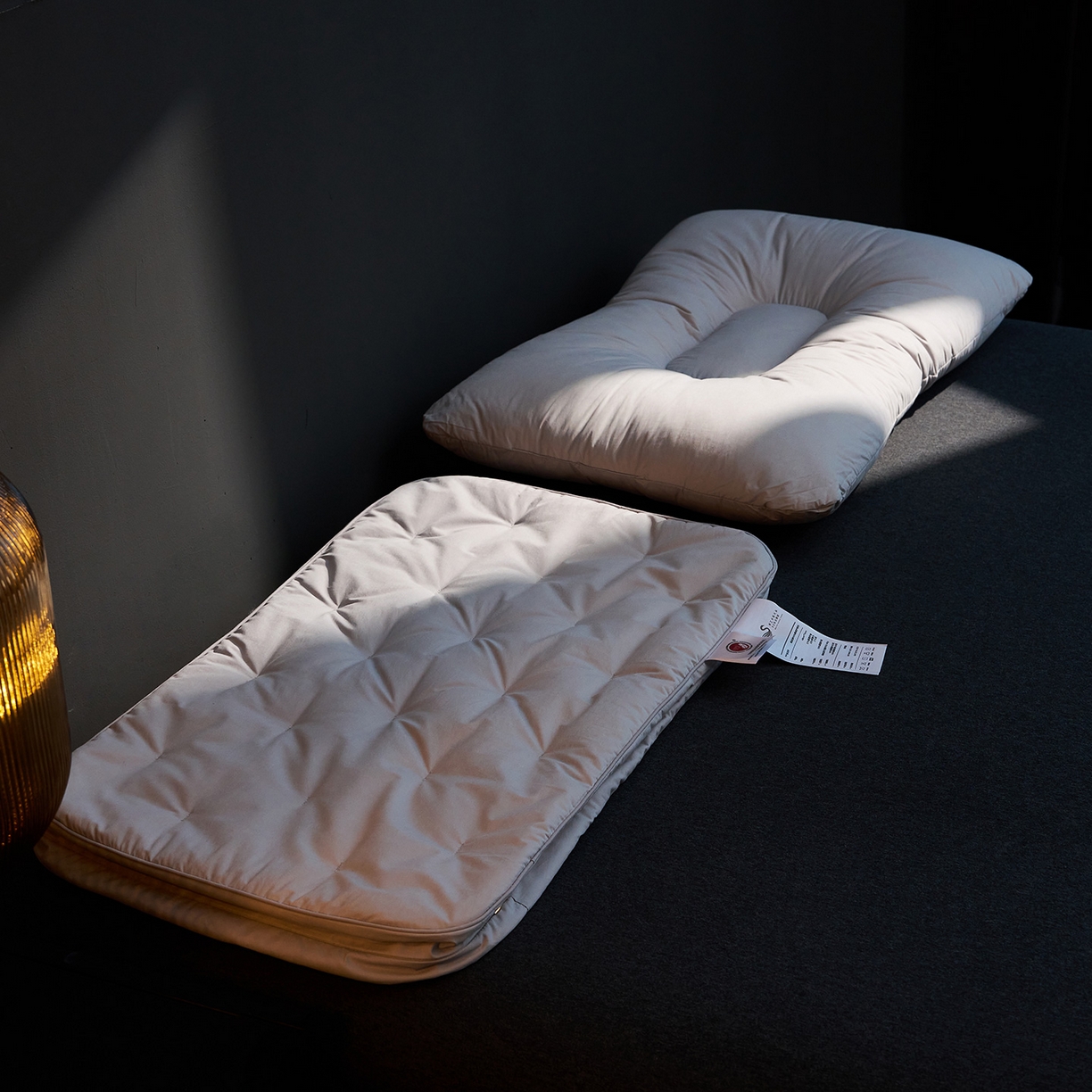 91家纺网 家纺一手货源 找家纺 （总）乐可 2025新款慢回弹鹅绒护颈枕记忆棉枕头枕芯